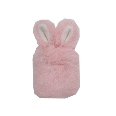 Compatible with Apple, Cute Pink Rabbit Airpods Protective Cover Plush Soft Silicone Airpods Pro Apple Wireless Bluetooth Headset Cover Airpods2 Protective Cover Ipods Shell Cover 3 Generation 23 Tide Brand Ins - My Store