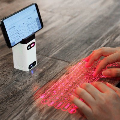 LEING FST Virtual Laser Keyboard Bluetooth Wireless Projector Phone Keyboard For Computer Pad Laptop With Mouse Function - OTTERBOX