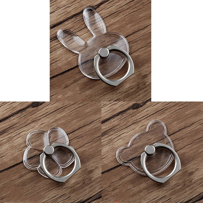 Mobile Phone Holder Buckle Full Transparent Ring Buckle - My Store