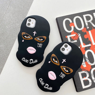 Phone Case Mask Man Silicone Protective Cover - My Store
