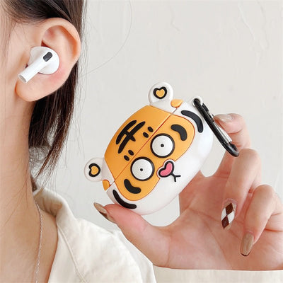 Tiger Wireless Earphone Cartoon Protective Case - My Store